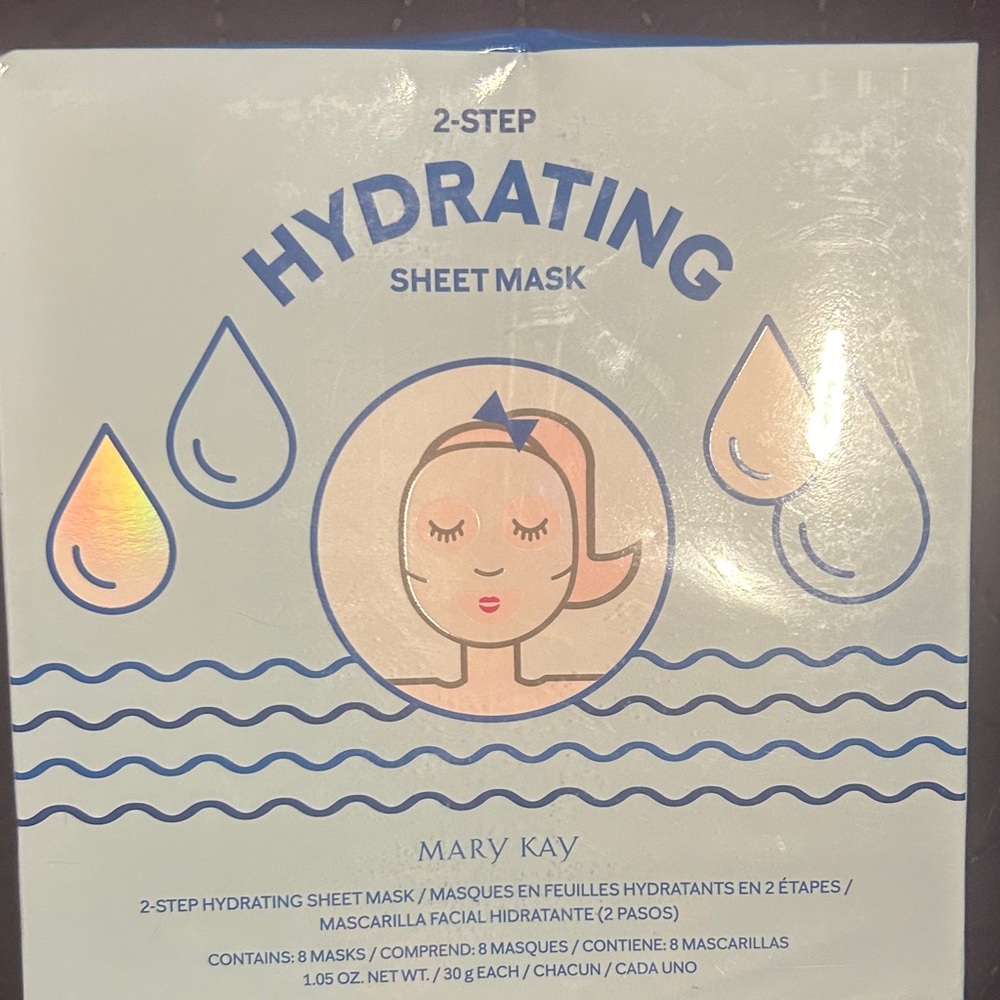 Mary Kay Hydrating Sheet Mask with Blue Accents